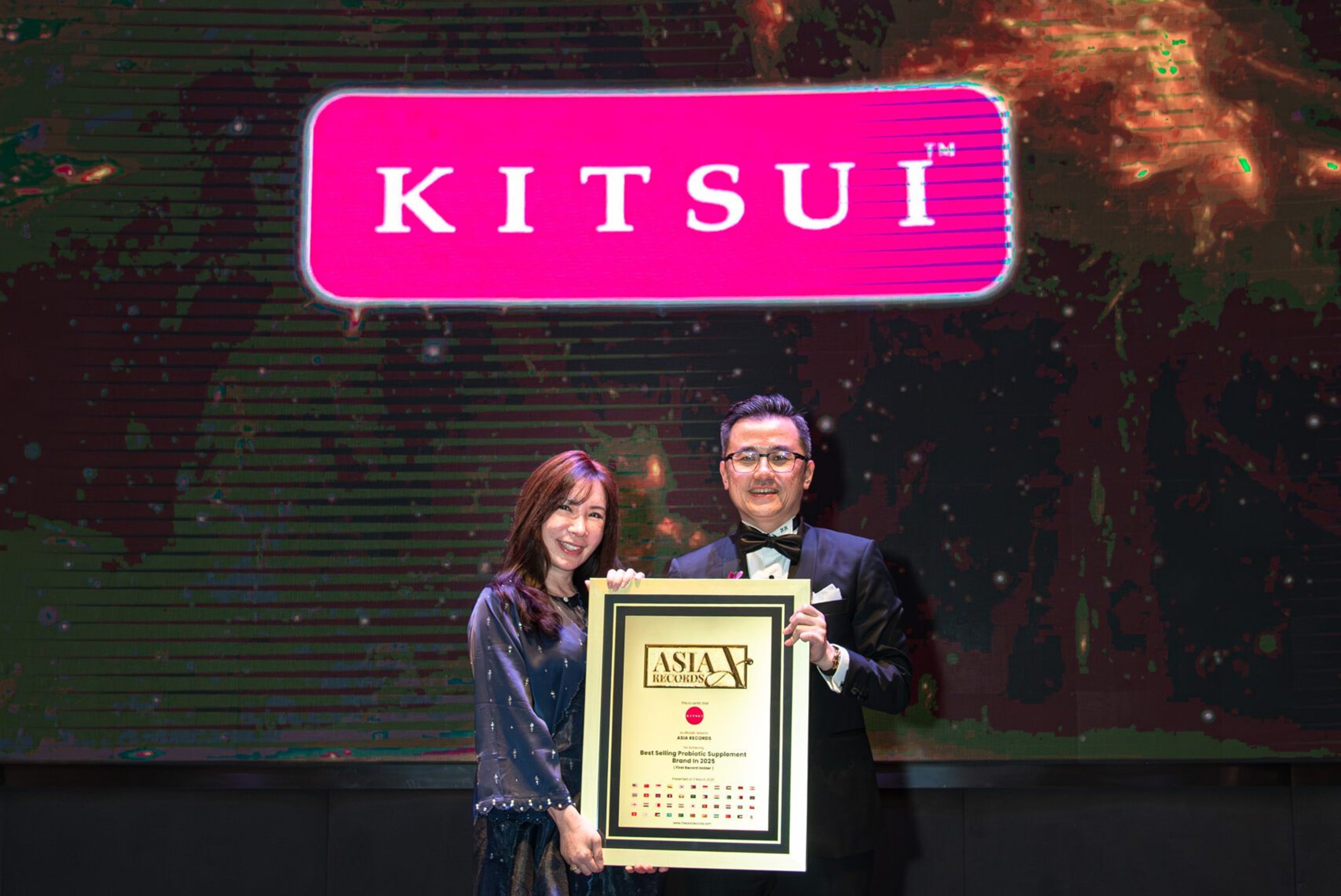 Kitsui 荣获亚洲纪录三项殊荣认证