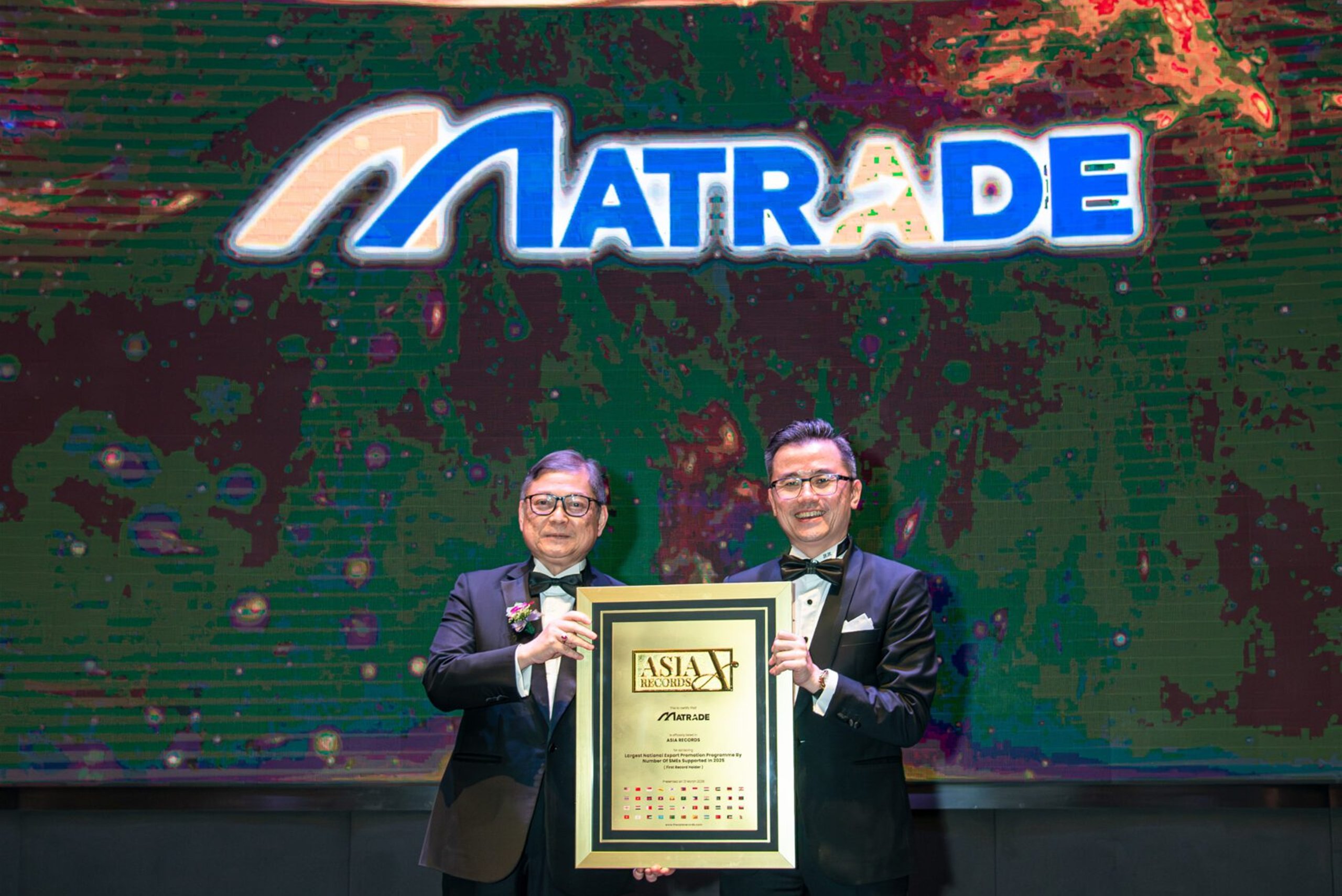 马来西亚对外贸易发展局（MATRADE）荣获亚洲纪录认证 —— 荣膺"2025年支持中小企业数量最多的国家出口推广计划"殊荣