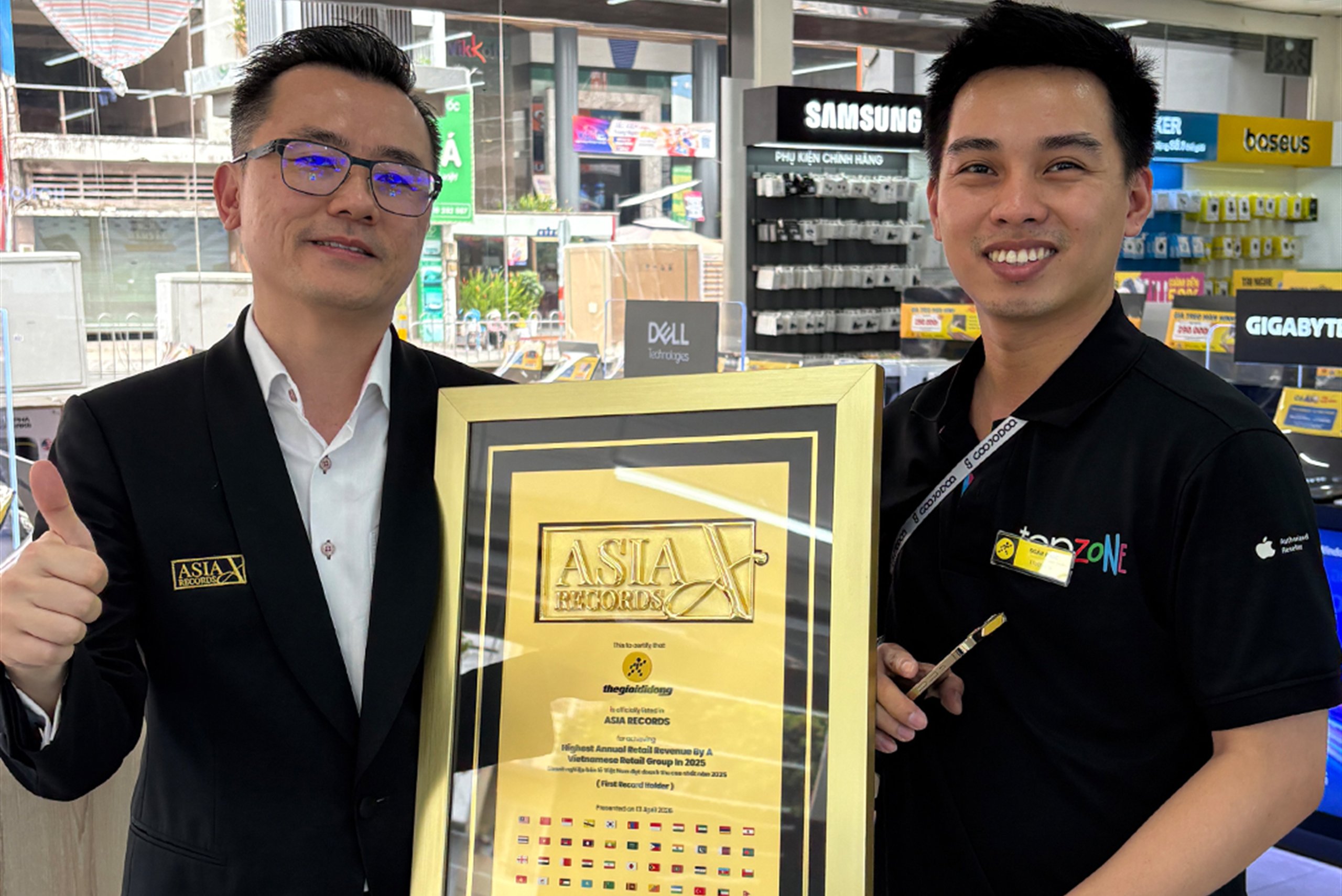 Mobile World Recognised by Asia Record for Highest Retail Revenue in 2025