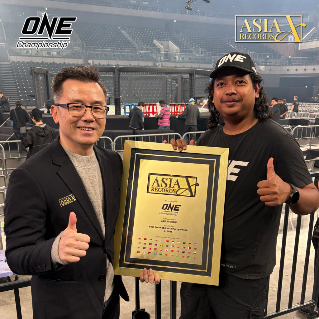 The official adjudicators from The Asia Records presenting Best Combat Sport Championship in 2025