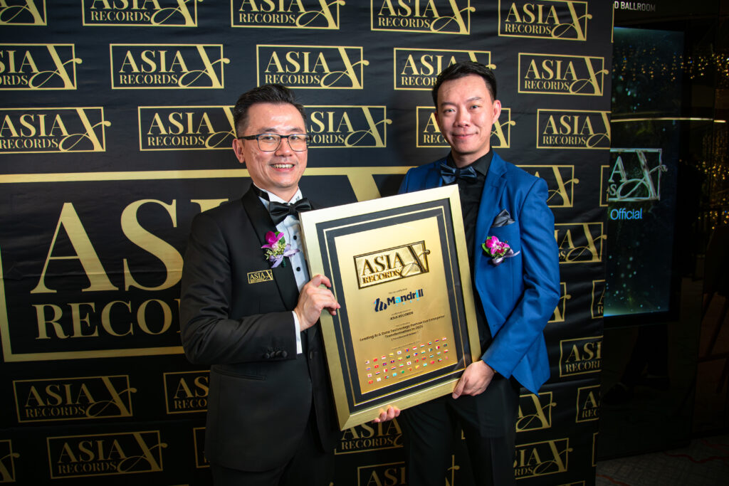 Mandrill Tech Recognised by The Asia Record
