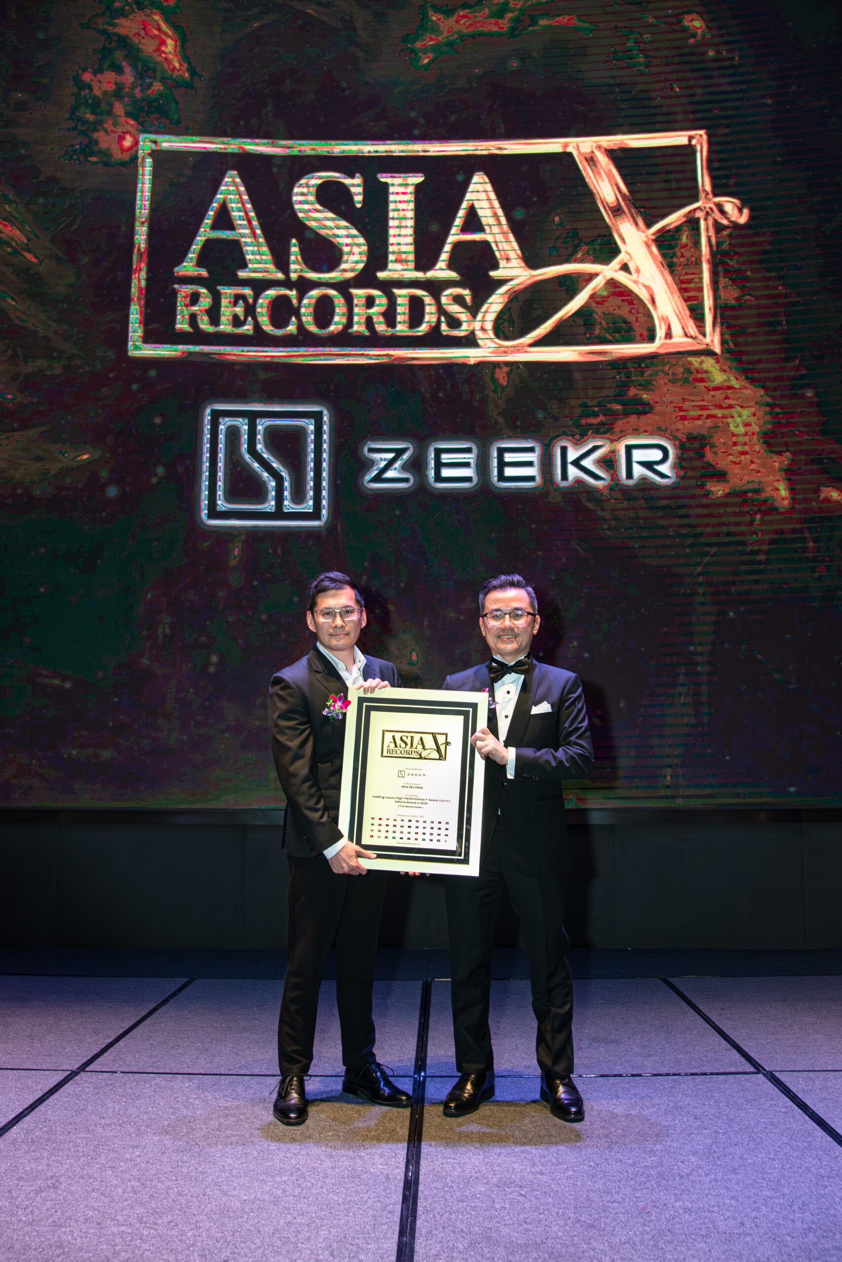 Zeekr Recognised by The Asia Record