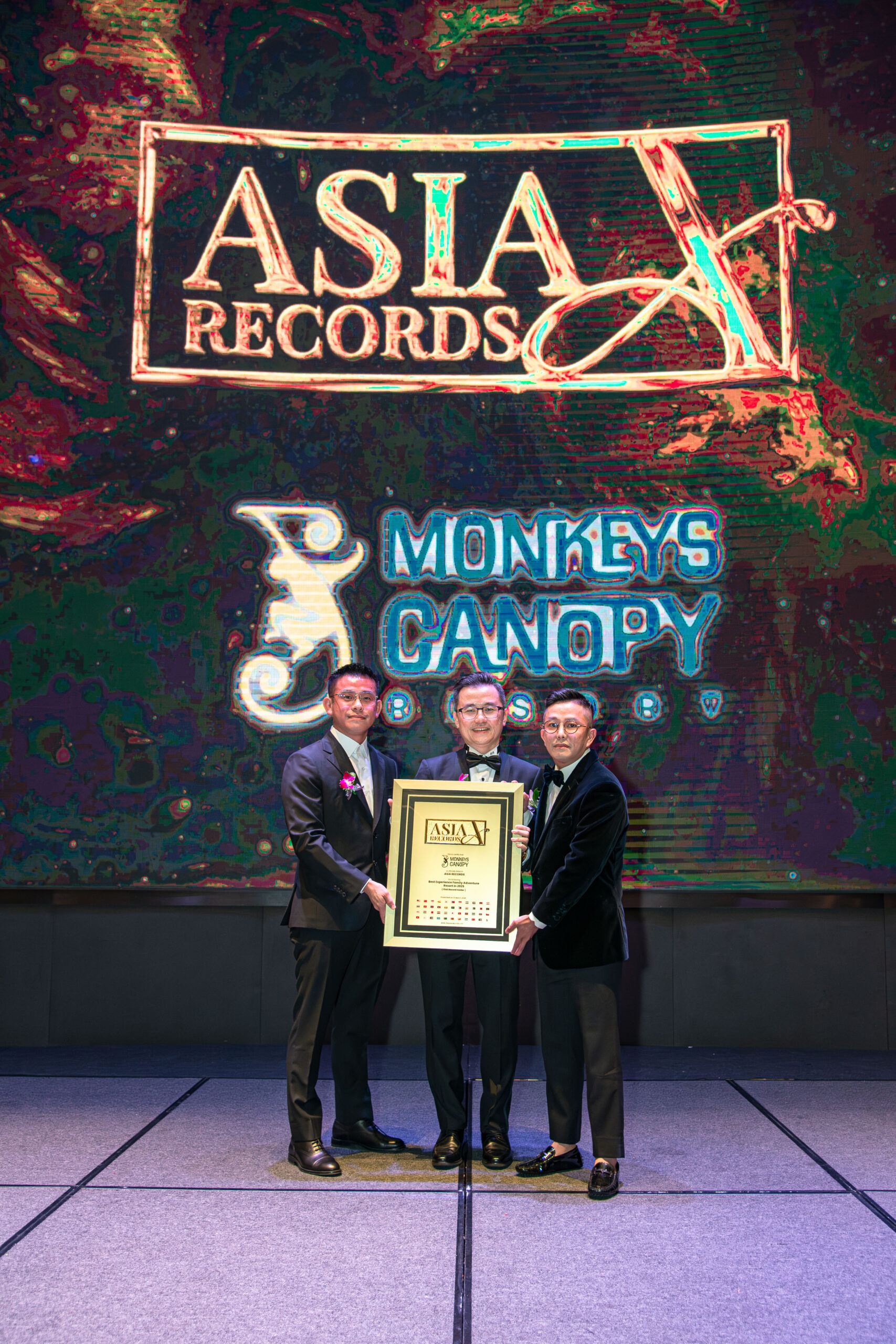 Monkeys Canopy Recognised by The Asia Record
