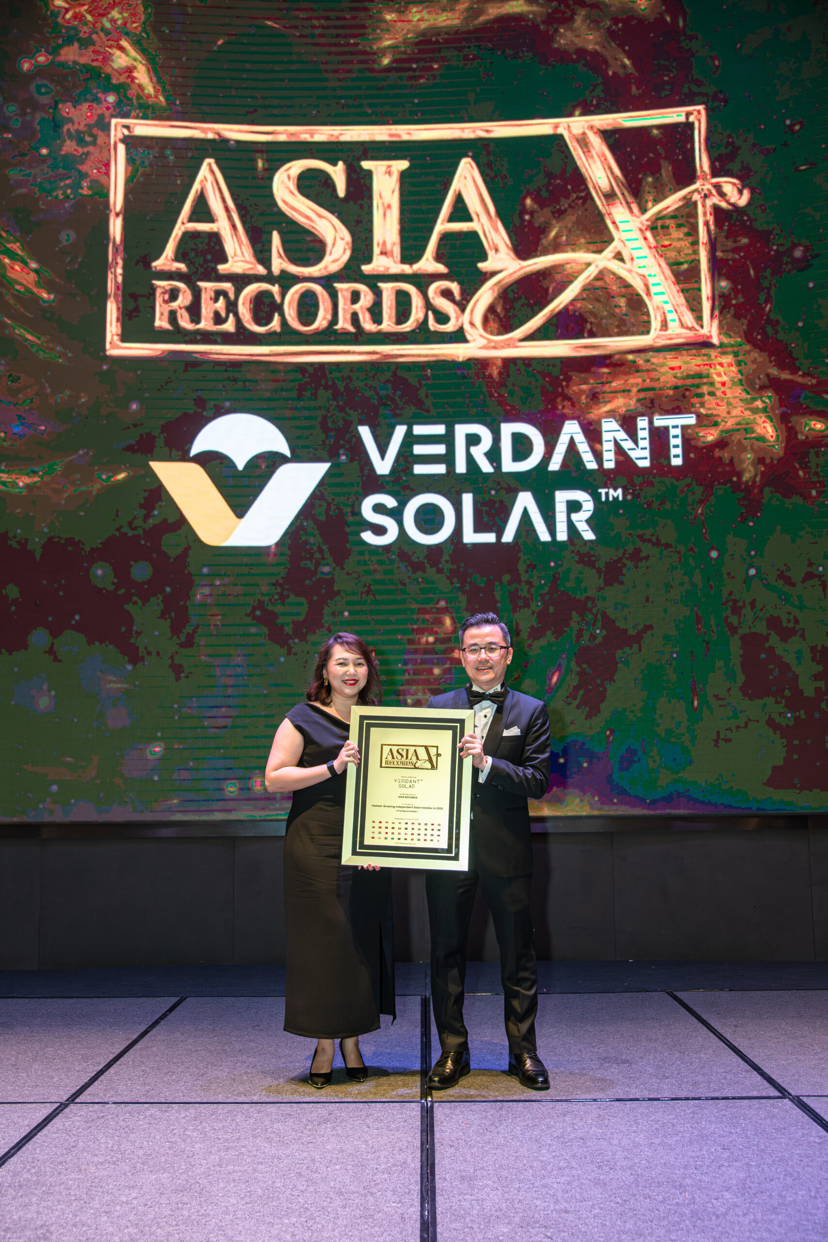 Verdant Solar Recognised by The Asia Record